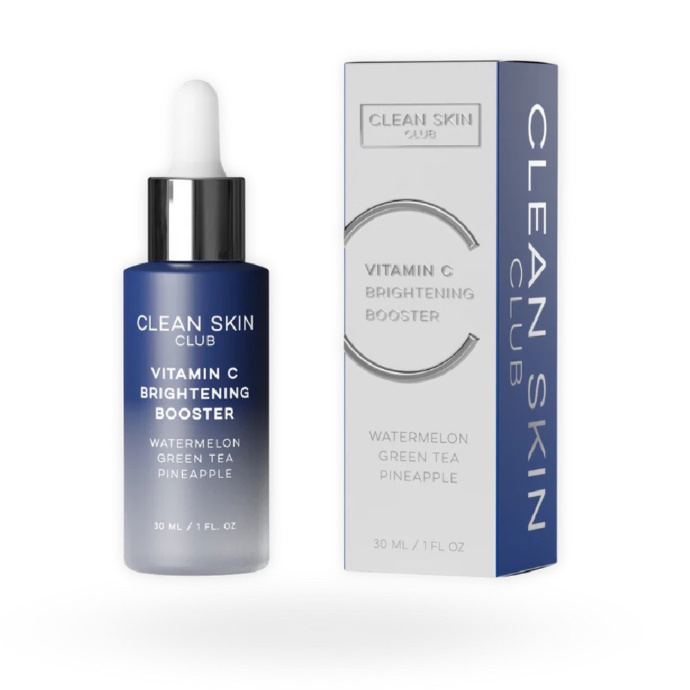 Clean Skin Club Vitamin C Brightening Booster, 1oz., New in Box
